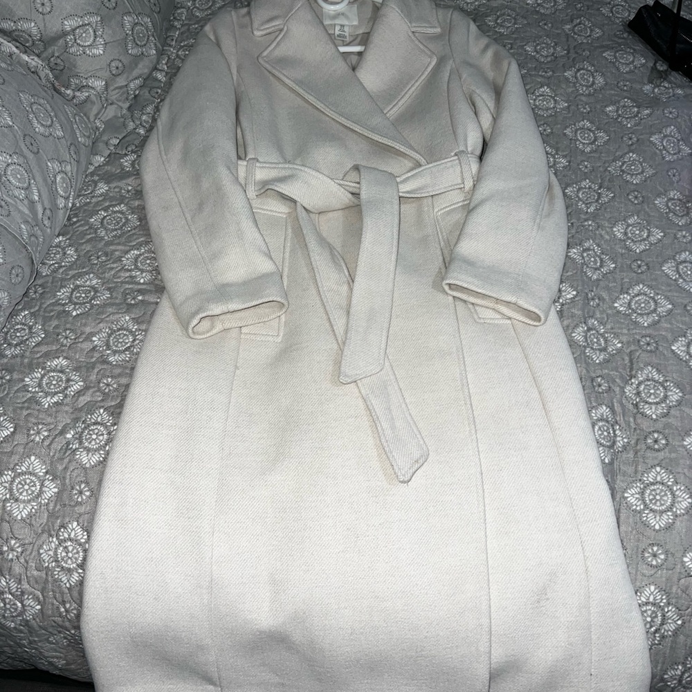 H& M Tie Belt Coat